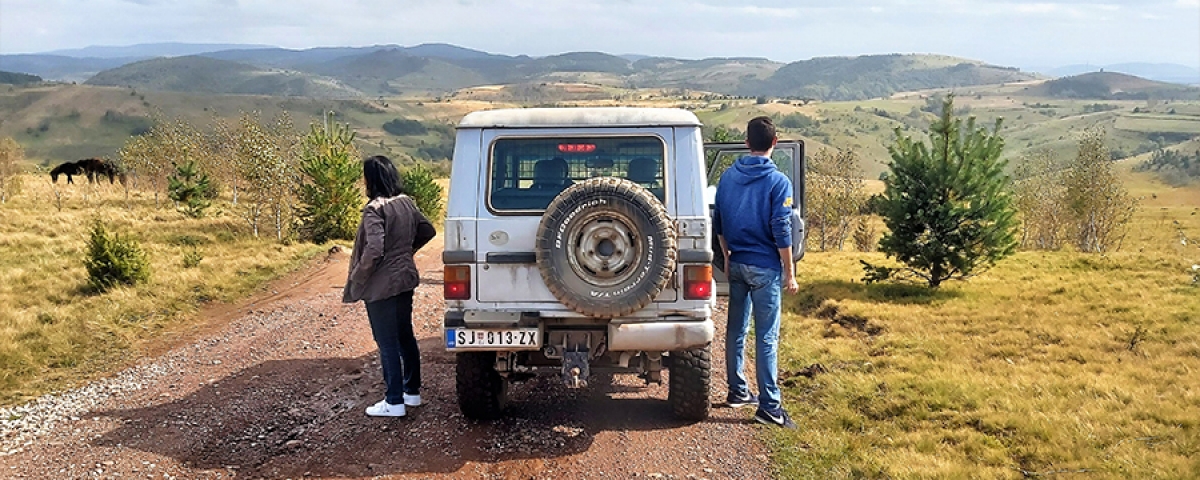 Pe&scaron;ter - off road Serbia tour